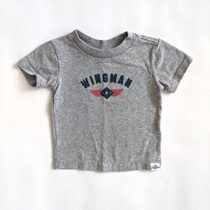 Kid Dangerous Wingman Short Sleeve Gray T-Shirt
